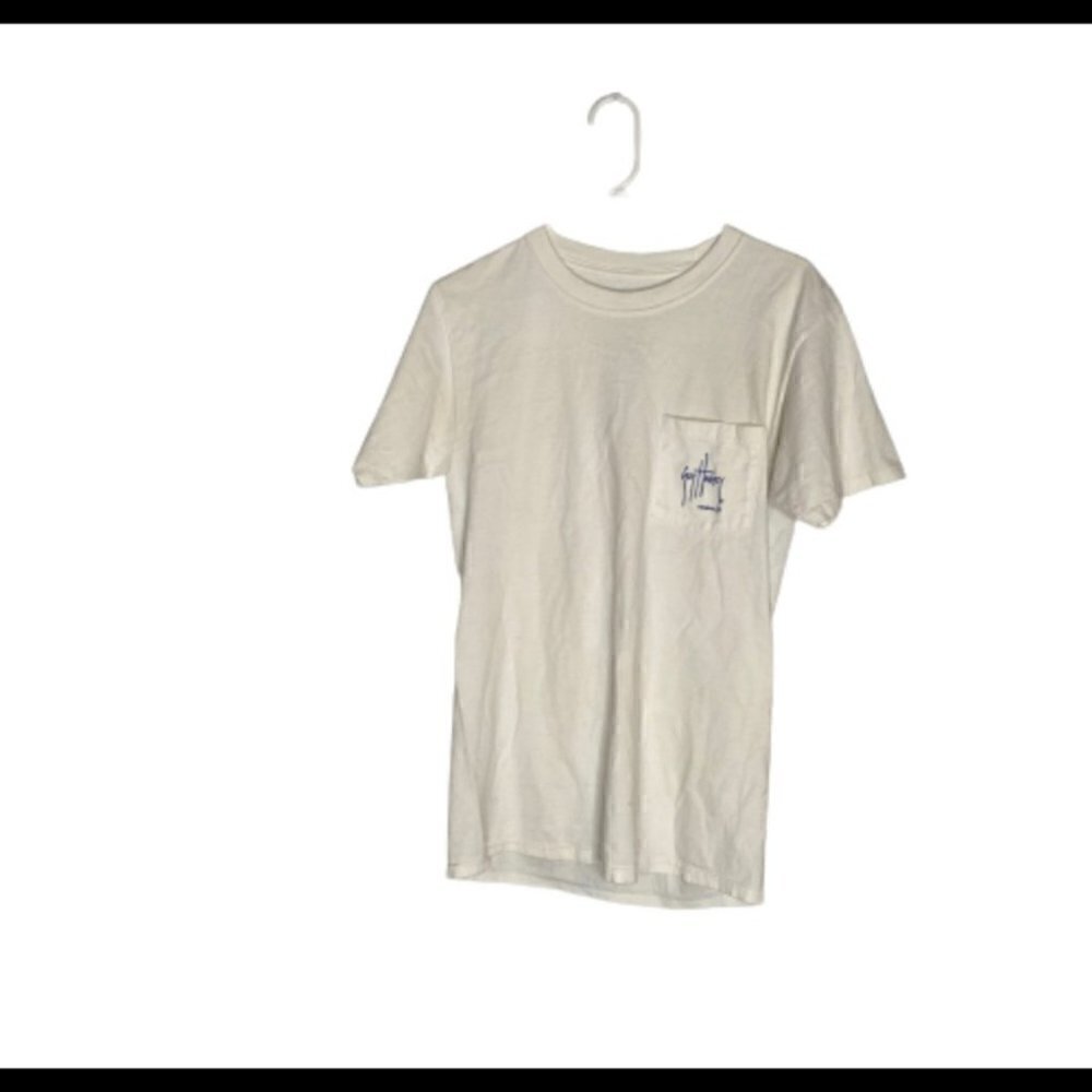 Guy Harvey White Marlin Blue Pocket Tshirt